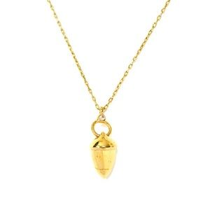 Stella & Dot Kathleen Acorn necklace
